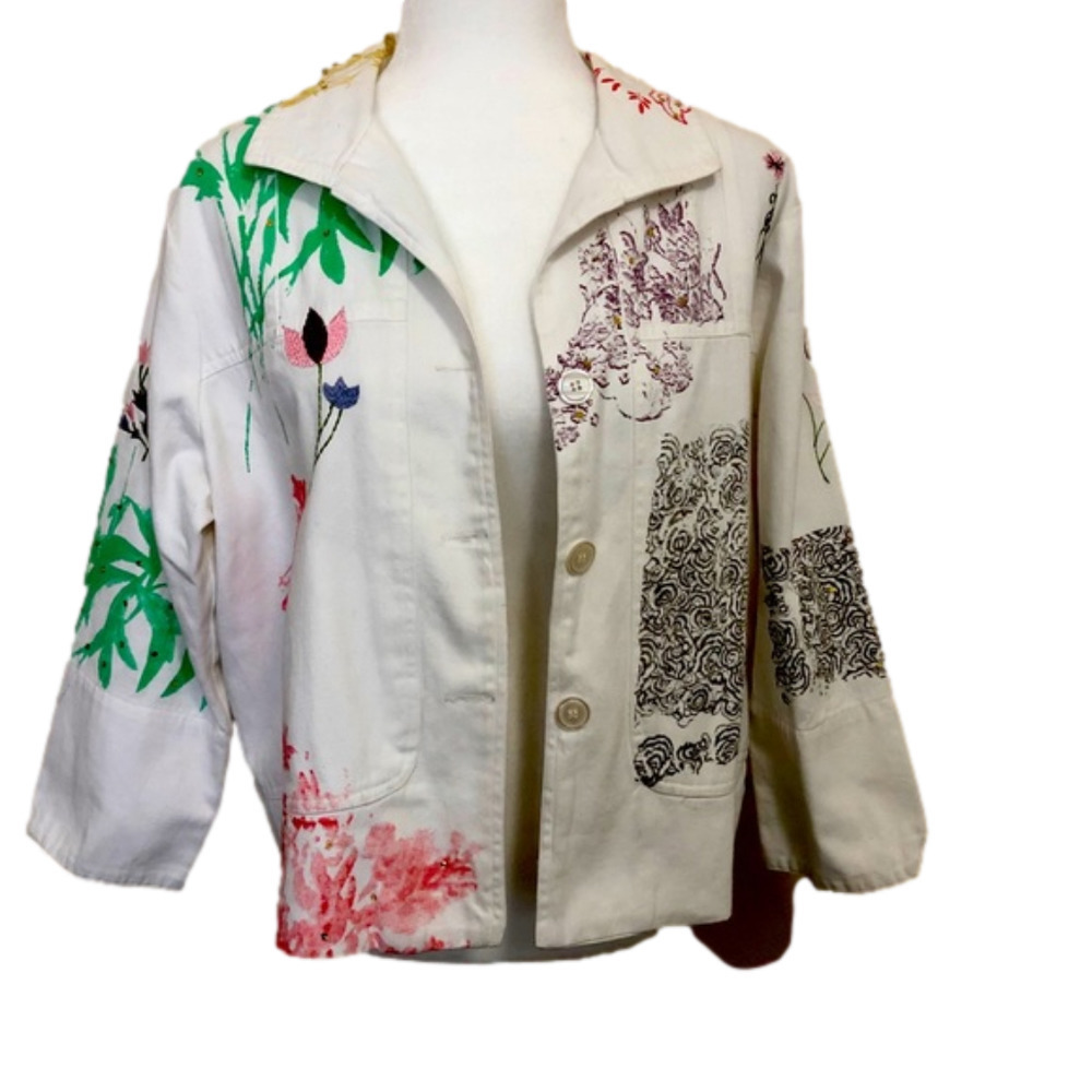 Casual Studio Embellished Cotton Jacket